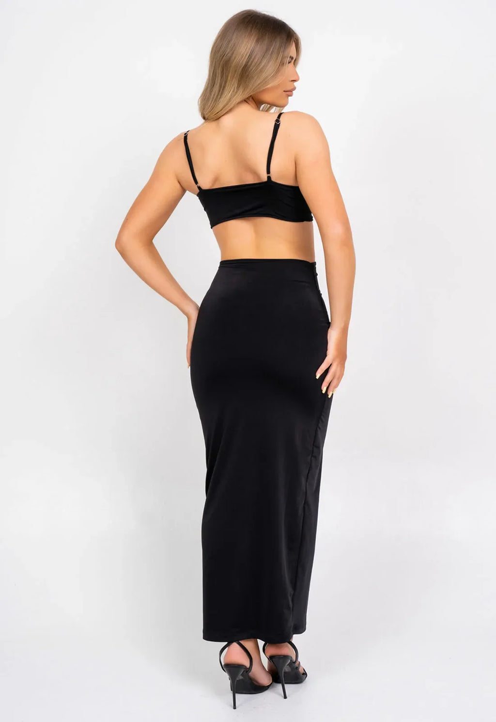 Nazz Collection Black Over It Maxi Dress