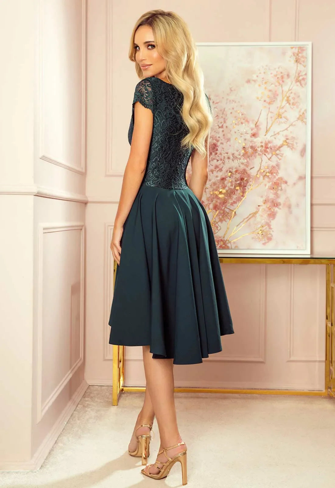 LBD Exclusive Green Patricia Party Dress